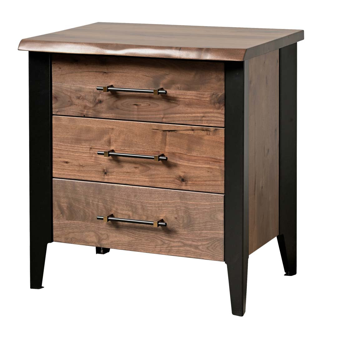 Uptown 28" 3 Drawer Nightstand