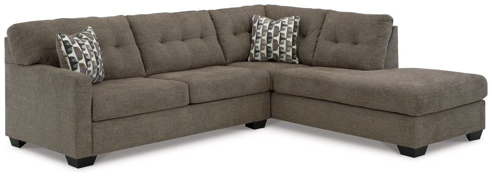 Mahoney Chocolate 2 Pc Sectional