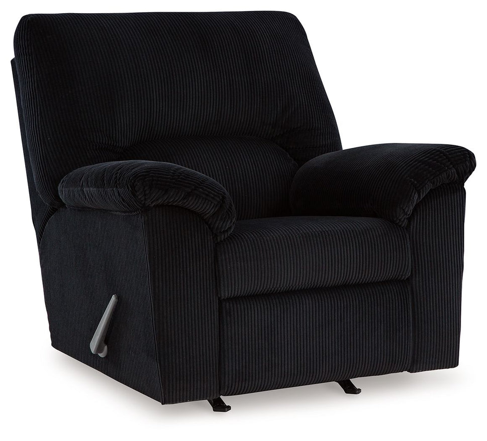 SimpleJoy Onyx Rocker Recliner