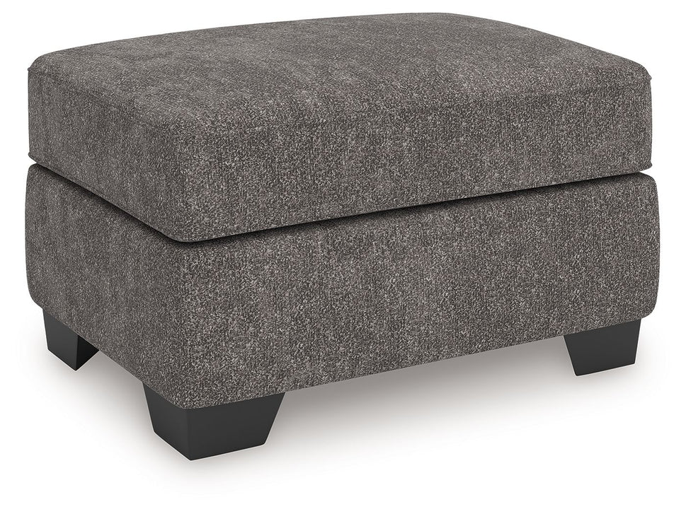 Olten Graphite Ottoman