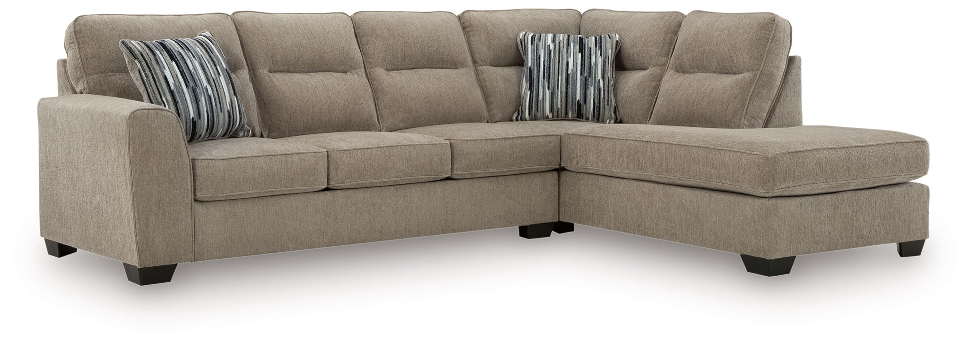 Olten Mocha 2 Pc Sectional