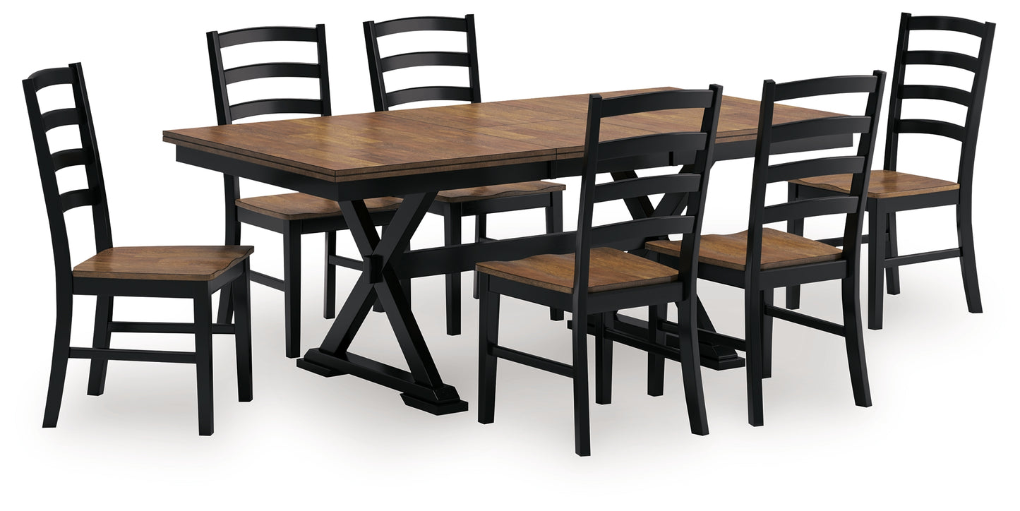 Wildenauer Extension Dining Table and 6 Chairs