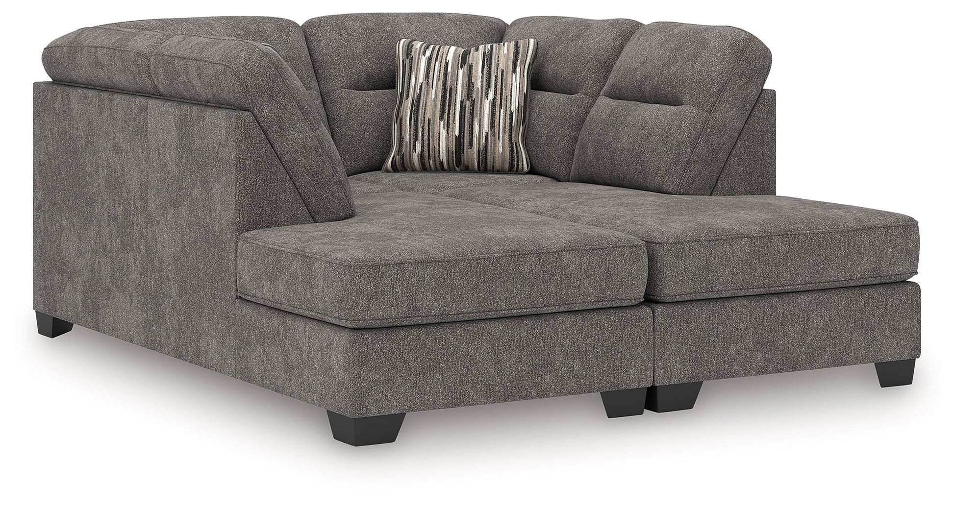 Olten Graphite 2 Pc Super Chaise