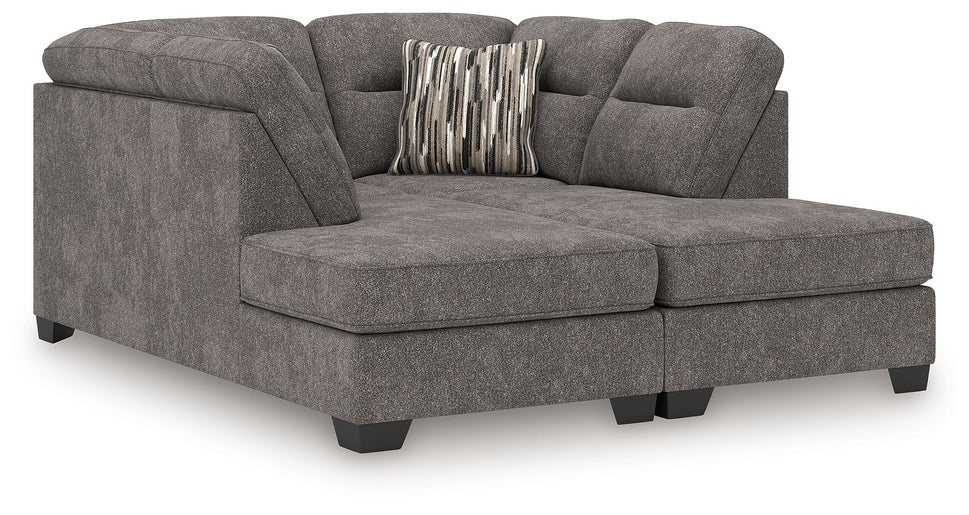 Olten Graphite 2 Pc Super Chaise